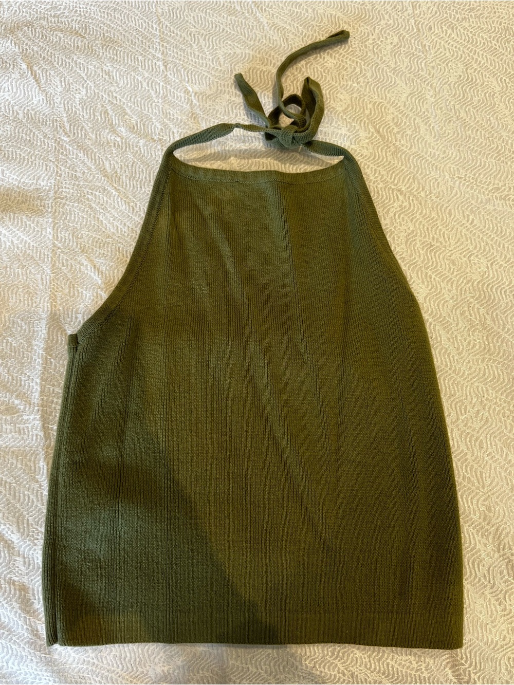 Brandy Melville Olive Green Knit Top